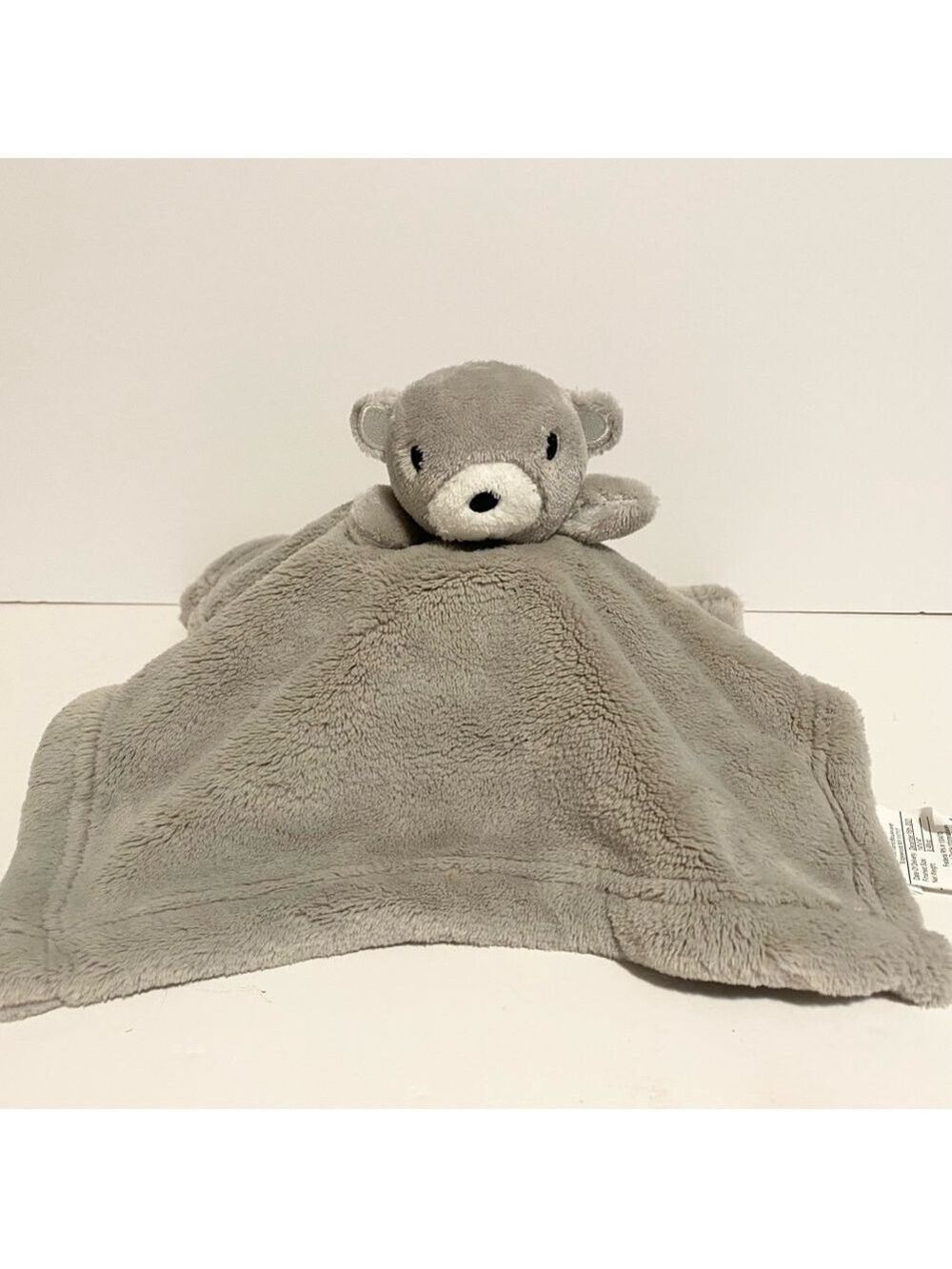 Jimco Lamp Teddy Bear Lovey Gray Baby Blanket Gray Soft Girl Boy Soft Cuddle Toy